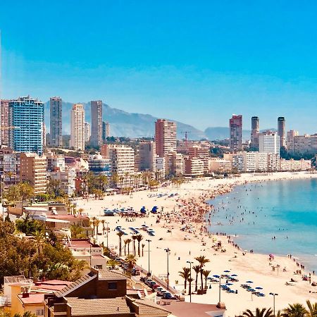 Luxurioeses Apartment In Benidorm Mit Pool Екстериор снимка